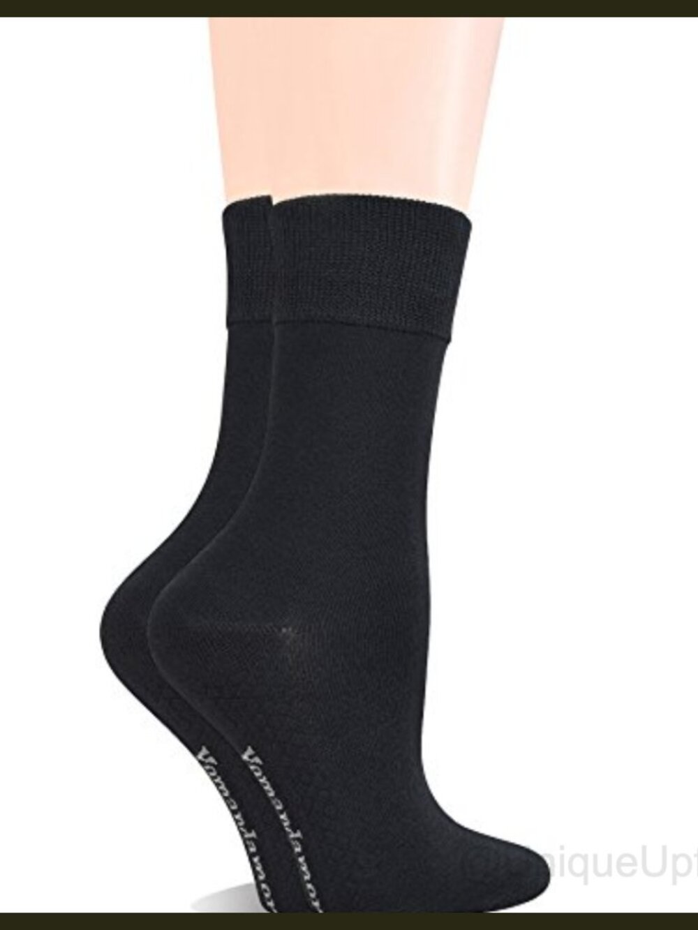 5 Pairs Massaging Bamboo Dress Socks Seamless Toe Crew Women's Shoe 5-10